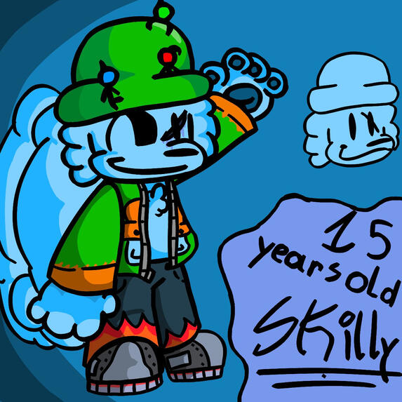 Skilly by @Ale_Cool_Slime